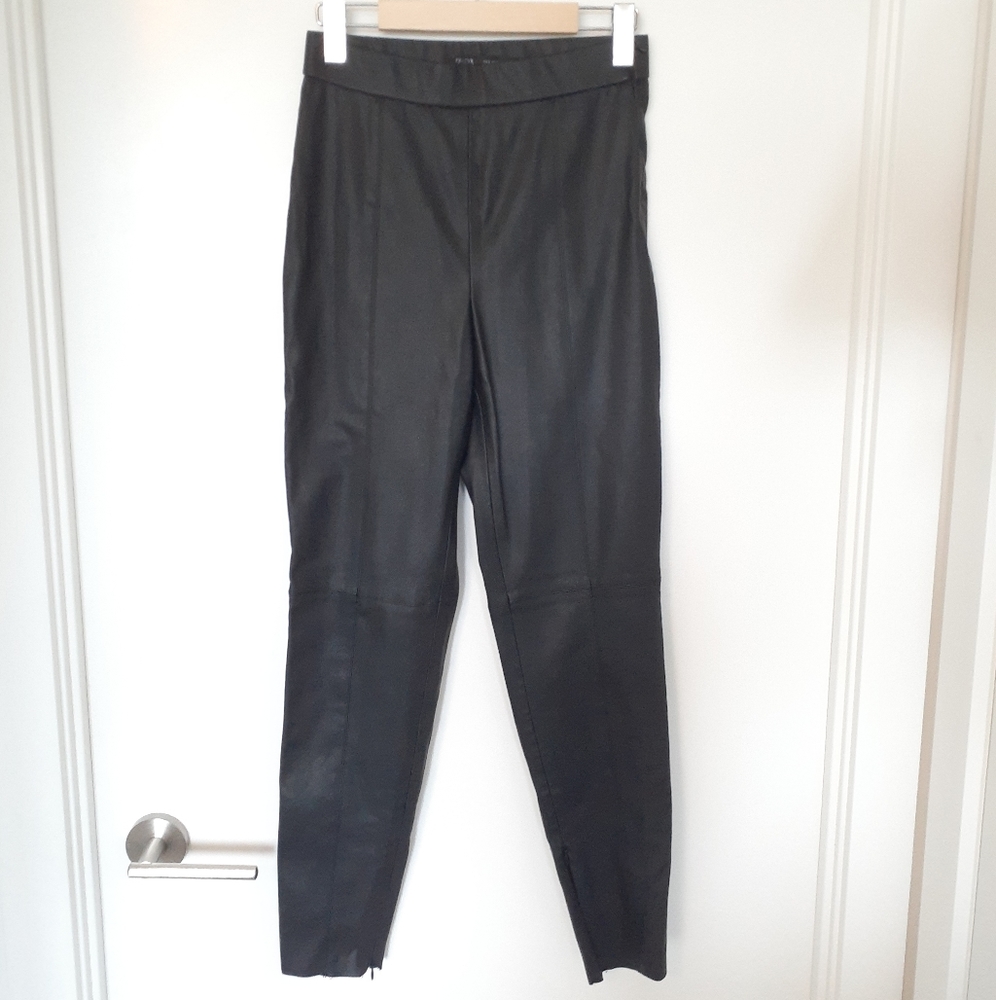 Zara Pleather Pants - Picture 2 of 3